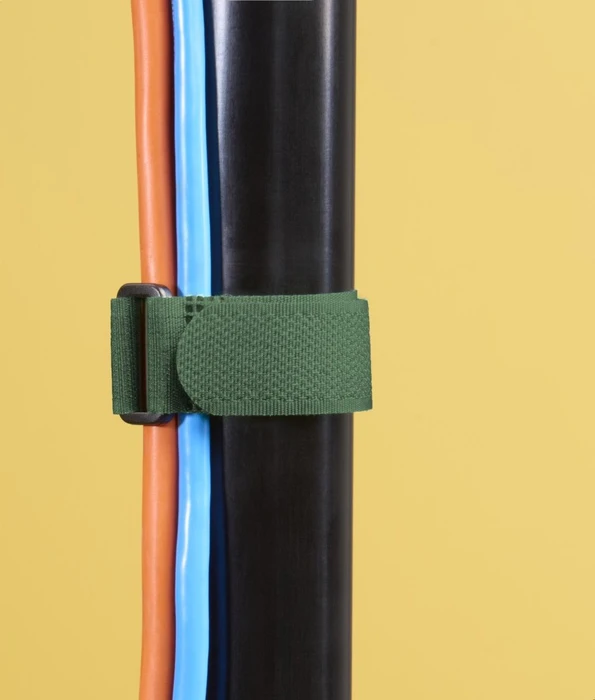 Hama Klett-Kabelbinder mit Schnalle, 20mm, 250mm, farbig sortiert, 9 Stück