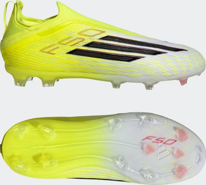 adidas F50 Elite Laceless FG team solar/core black/lucid red (Junior)