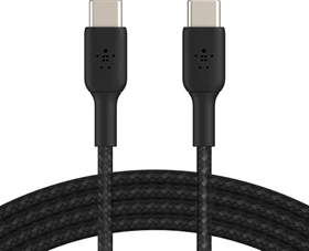 Belkin BoostCharge Braided USB-C to USB-C 1.0m schwarz