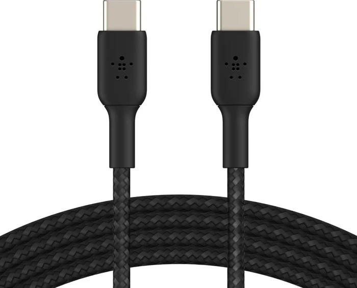 Belkin BoostCharge Braided USB-C to USB-C 1.0m schwarz
