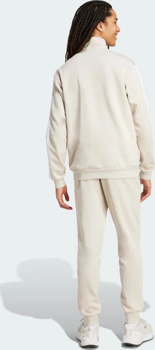 adidas Sportswear Basic 3-Streifen Trainingsanzug beige (Herren)