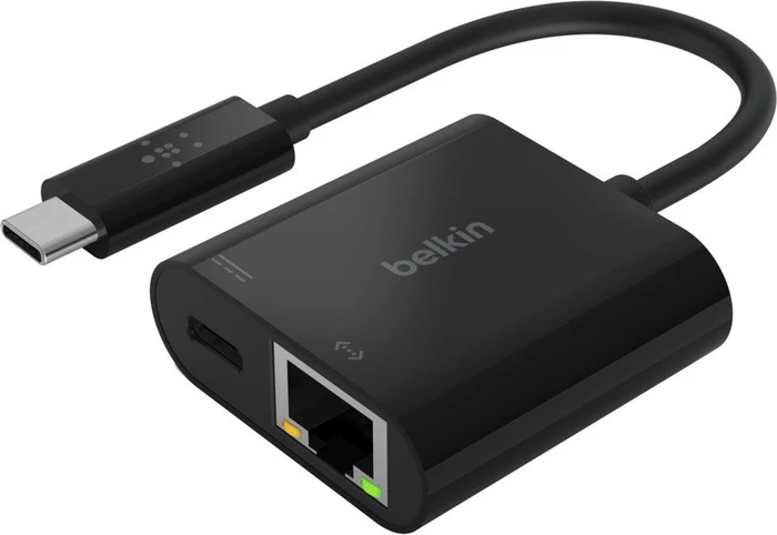 Belkin Charge + Ethernet LAN-Adapter, RJ-45, USB-C 2.0 [Stecker]