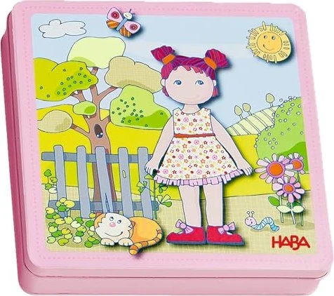 HABA Magnetspiel-Box Anziehpuppe Lilli