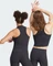 adidas Lounge Ribbed Crop Funktionsshirt ärmellos schwarz (Damen) Vorschaubild