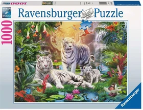 Ravensburger Puzzle Familie der Weißen Tiger