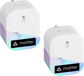 Meross Matter Smart WiFi Plug MSS315, Typ G, Smart-Steckdose, UK, 2er-Pack