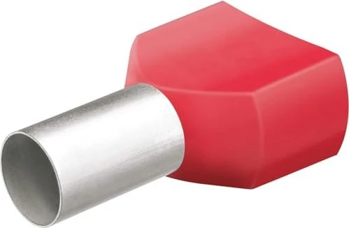 Knipex Twin-Aderendhülsen 2x 10mm² rot 50 Stück