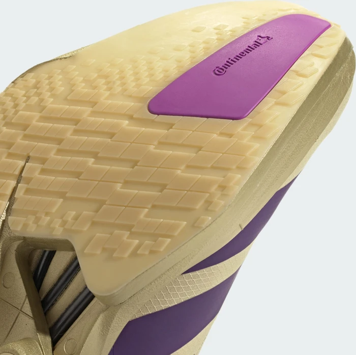 adidas Adizero Adios Pro 4 sand/rich purple/gold metallic (Herren)