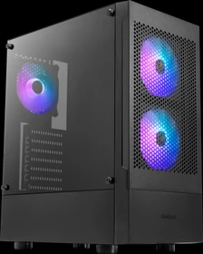 Gamdias Talos E3 Mesh, schwarz, Glasfenster (16332-32403-30000-G)