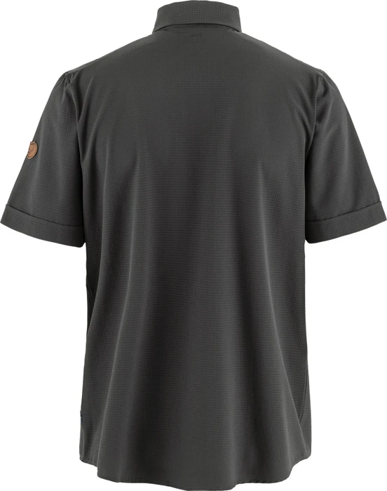 Fjällräven Abisko Trekking Hemd kurzarm dark grey (Herren)