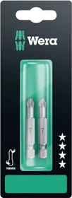 Wera 855/4 TZ SB Pozidriv Bit 1/4", PZ2x50mm, 2 Stück