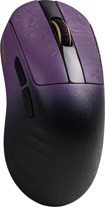 Epomaker Carbonis 8KHz Wireless Gaming Mouse, Black Purple, USB/Bluetooth