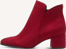 Tamaris Essentials Leder Stiefelette rot (Damen)