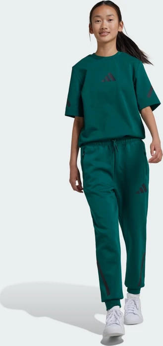 adidas Tapered-Leg Z.N.E. Trainingshose lang collegiate green/black (Junior)