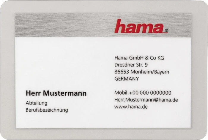 Hama Laminierfolien, 60x95mm, 2x 80µm, 100 Stück