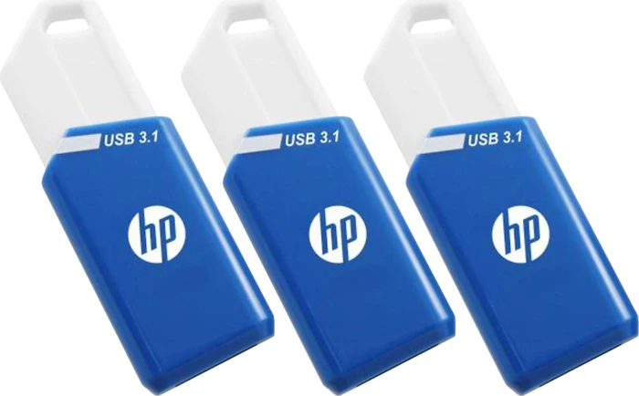 PNY HP x755w 128GB, USB-A, USB 3.2 Gen 1×1, 3er-Pack