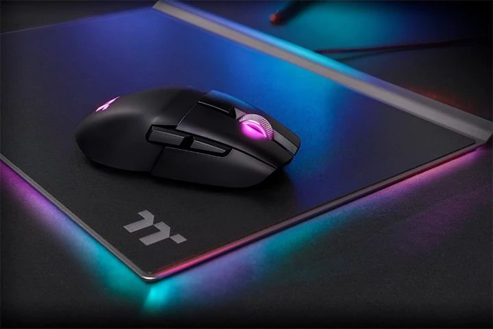 Thermaltake Argent M5 Wireless RGB Gaming Mouse, schwarz, USB/Bluetooth