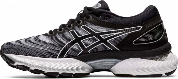 Asics Gel-Nimbus 22 weiß/schwarz (Damen)