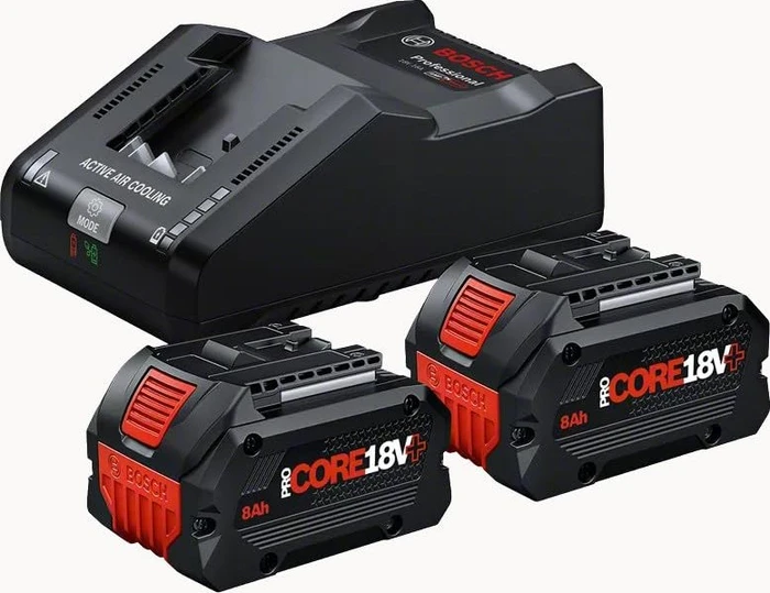 Bosch Professional ProCORE Starterset 18V, 8.0Ah, Li-Ionen, 2 Akkus [16.0Ah] [288Wh]