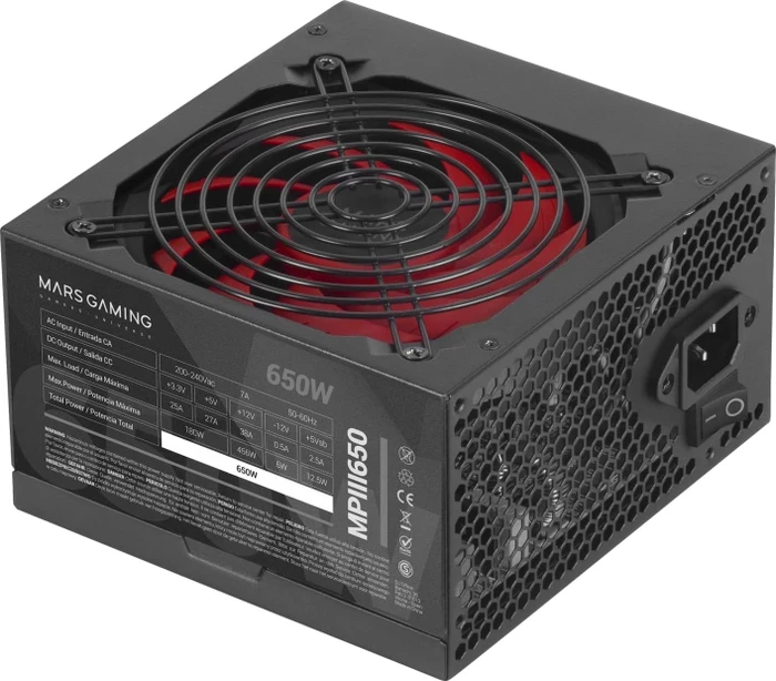Mars Gaming MPIII650 650W, ATX 2.4