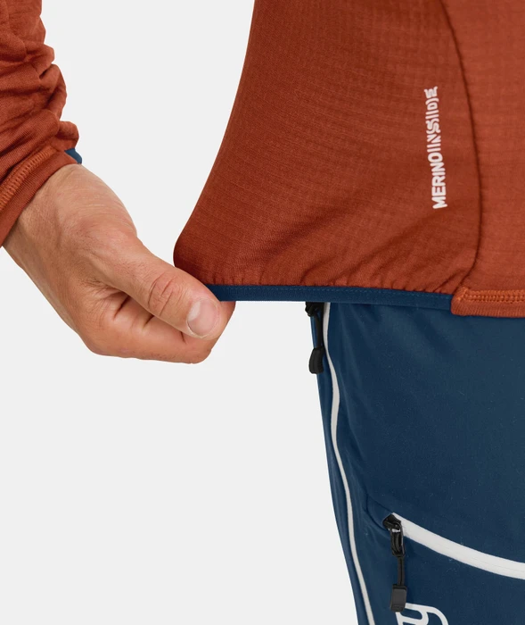 Ortovox Westalpen Swisswool Hybrid Funktionsjacke cengia rossa (Herren)