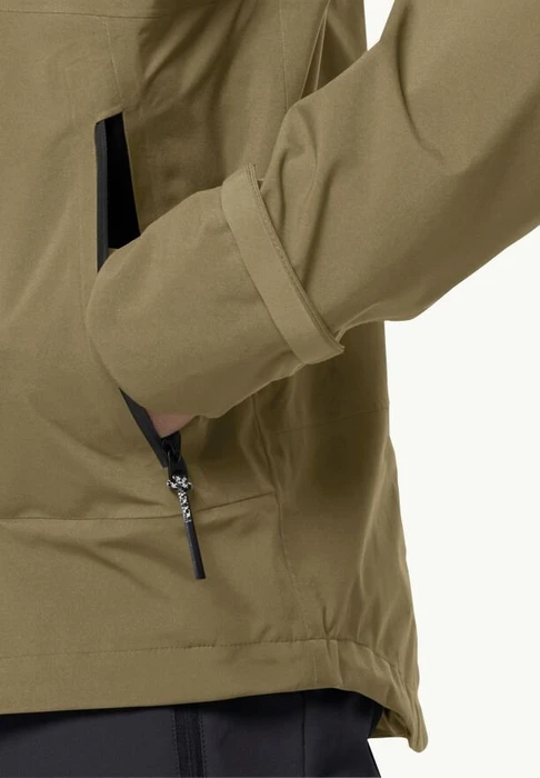 Jack Wolfskin Bike Commute Mono Funktionsjacke grey olive (Herren)