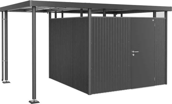 Biohort Seitendach S für Gerätehaus HighLine H4 dunkelgrau-metallic
