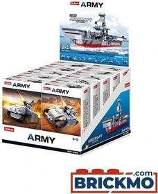 Sluban Army Aircraft Carrier 10 into 1 Display Box