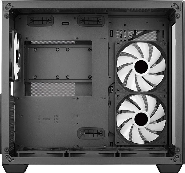 AeroCool Dryft [V1], Lüfter LED Fixed RGB, Glasfenster