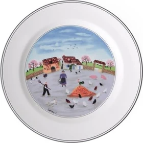 Villeroy & Boch Design Naif Hühnerhof Speiseteller 27cm