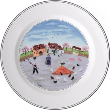 Villeroy & Boch Design Naif Hühnerhof Speiseteller 27cm