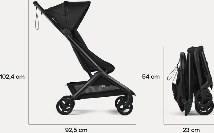 Bugaboo Butterfly 2 Gestell Schwarz deep indigo