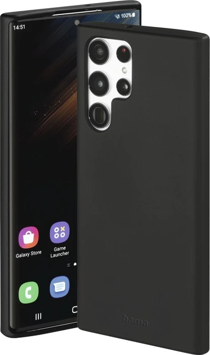 Hama Cover Finest Feel für Samsung Galaxy S22 Ultra schwarz