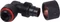 Aquatuning HF Schlauchanschluss, 90°, G1/4" AG auf 13/10mm drehbar, schwarz Vorschaubild