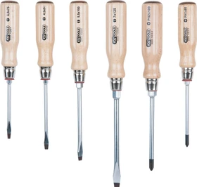 KS Tools ERGOTORQUE WOOD Schraubendrehersatz, 6-tlg.