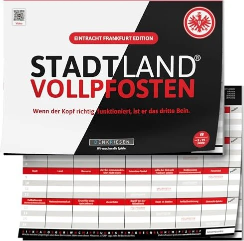 Stadt Land Vollpfosten - Eintracht Frankfurt Edition