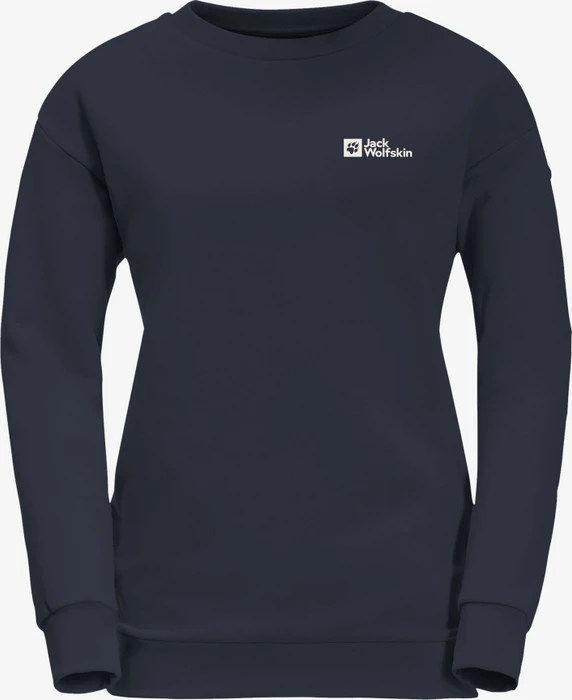 Jack Wolfskin Essential Crewneck Sweatshirt night blue (Damen)