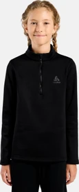 Odlo Berra Mid Layer Half Zip Laufshirt langarm schwarz (Junior)