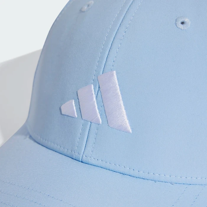 adidas New Logo Embroidered Baseball Kappe glow blue/white