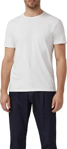s.Oliver Baumwollstretch T-Shirt kurzarm weiß (Herren)