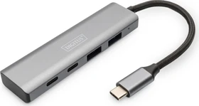 Digitus USB-C Hub, 2x USB-C 3.1, 2x USB-A 3.1, USB-C 3.1 [Stecker] (DA-70245)