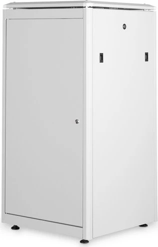 Digitus Professional Unique Serie Serverschrank 22HE, Sicherheitsglastür, IP2X, grau, 600mm tief