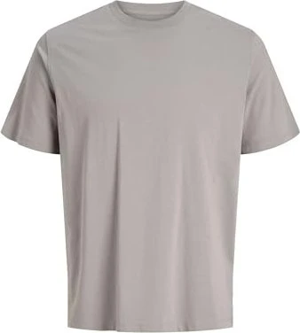 Jack & Jones Basic Organic Cotton T-Shirt kurzarm ultimate grey (Herren)