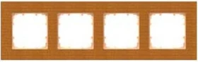 Siemens DELTA miro Rahmen 4-Fach Holz, kirschbaum