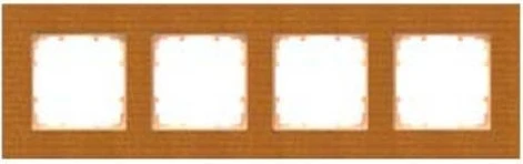 Siemens DELTA miro Rahmen 4-Fach Holz, kirschbaum
