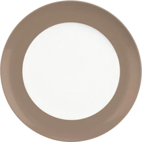 Seltmann Weiden Liberty pure colors Brotteller 17, 17.7cm cocoa brown