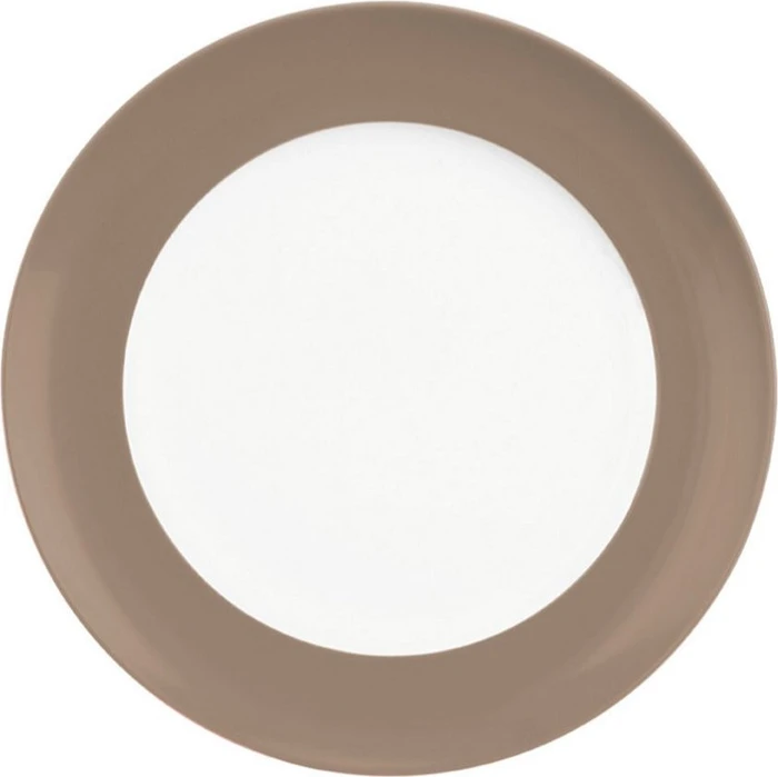 Seltmann Weiden Liberty pure colors Brotteller 17, 17.7cm cocoa brown