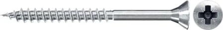 fischer ClassicFast FSPII CZP 5.0x60 BC Spanplattenschraube, 5x60mm, 200 Stück