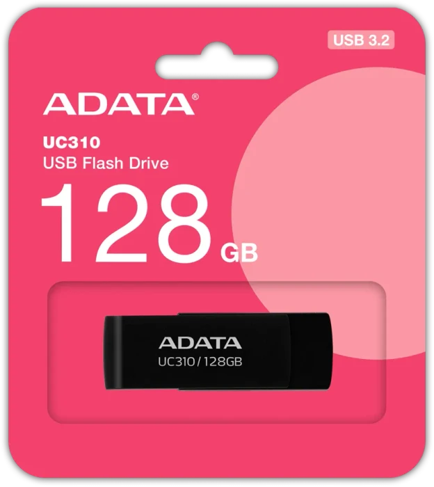 ADATA UC310 USB-A 128GB schwarz, USB-A, USB 3.2 Gen 1×1