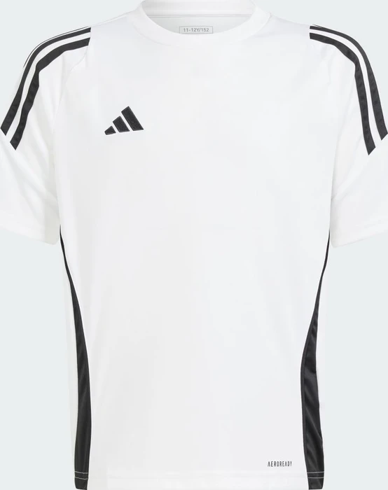 adidas Tiro 24 Trikot kurzarm weiß/schwarz (Junior)